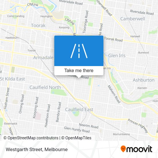 Westgarth Street map