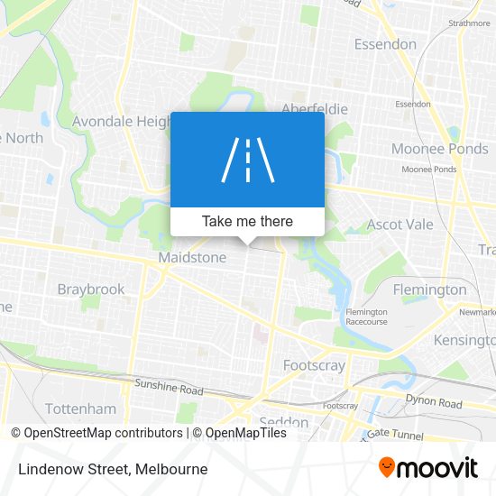 Lindenow Street map