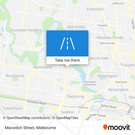 Macedon Street map