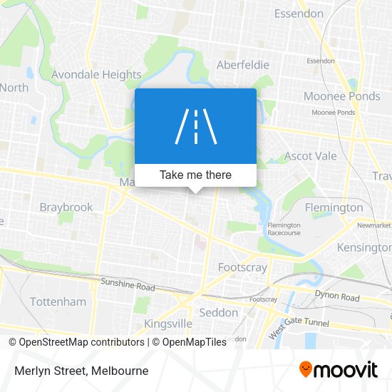 Merlyn Street map
