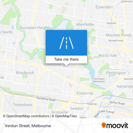 Verdun Street map