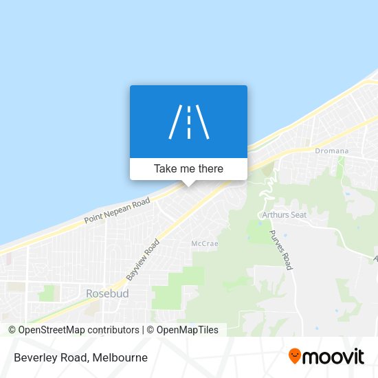 Beverley Road map