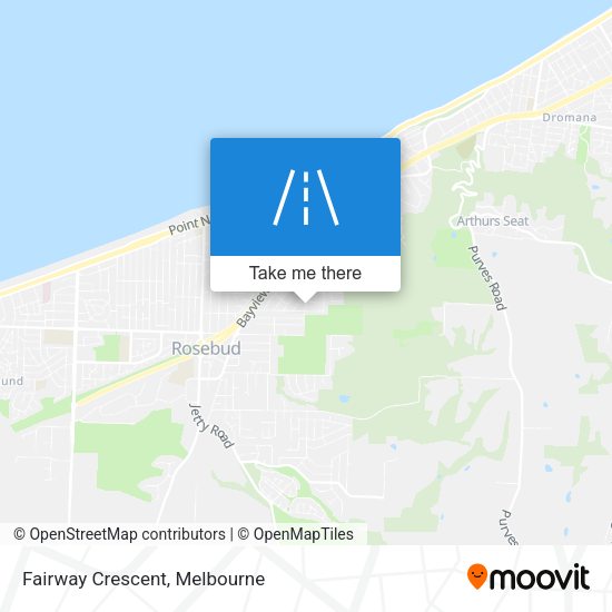 Fairway Crescent map