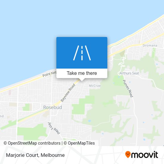 Marjorie Court map