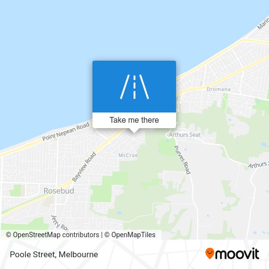 Poole Street map