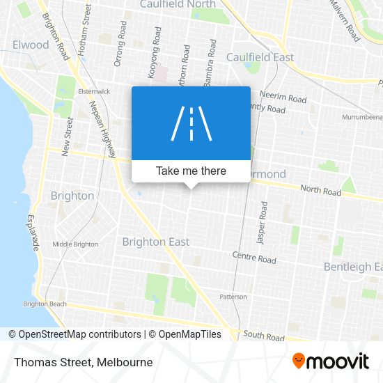 Thomas Street map