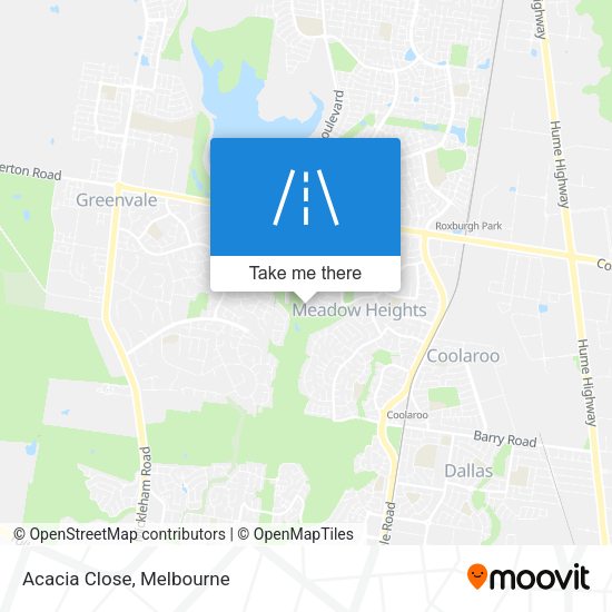 Acacia Close map