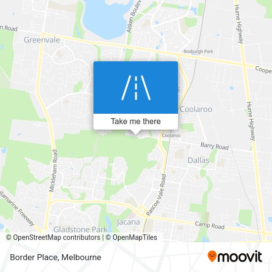 Border Place map