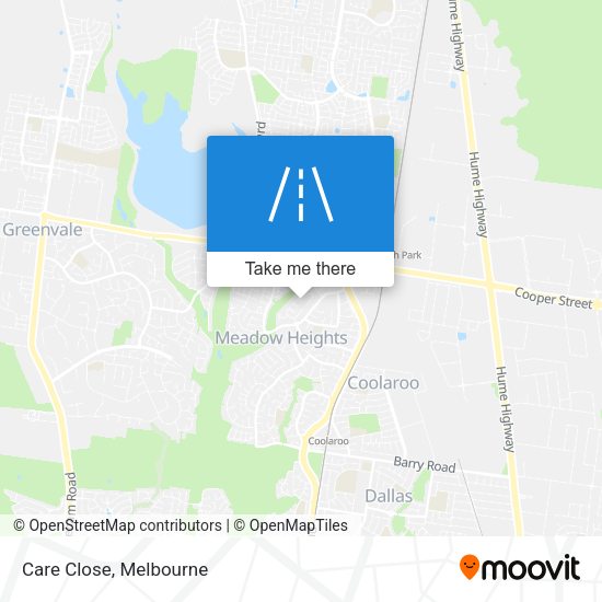 Care Close map