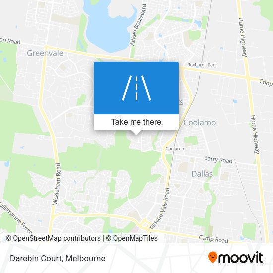Darebin Court map