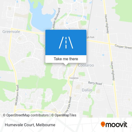 Humevale Court map