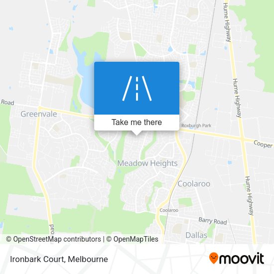 Ironbark Court map