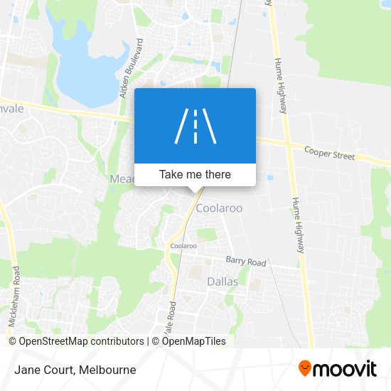 Jane Court map