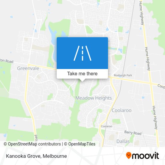 Kanooka Grove map