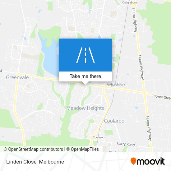 Linden Close map