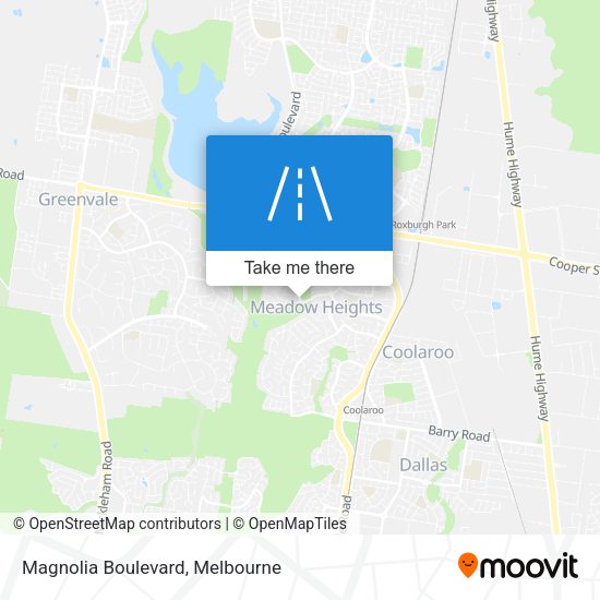 Magnolia Boulevard map