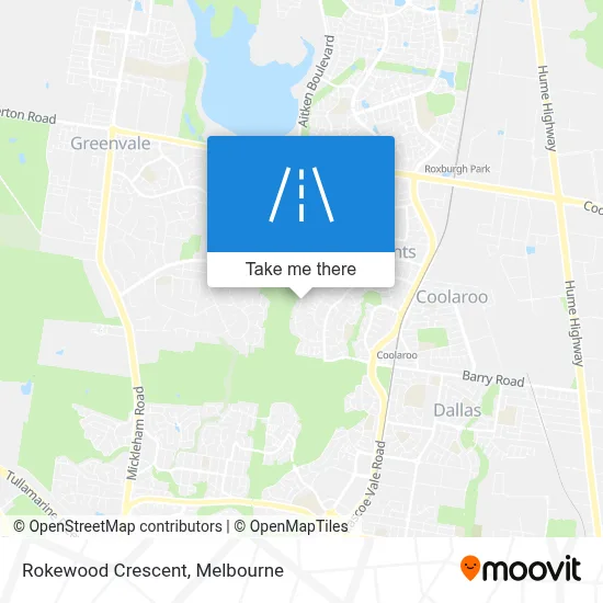 Mapa Rokewood Crescent