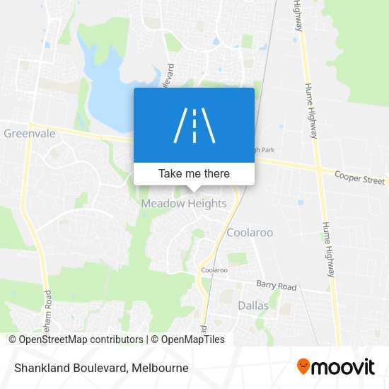 Shankland Boulevard map
