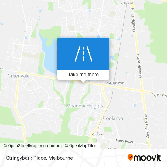 Mapa Stringybark Place