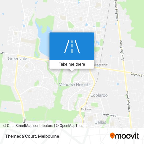 Themeda Court map