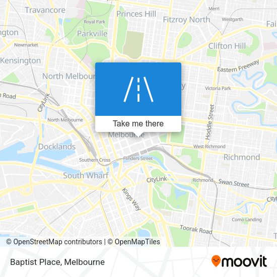 Baptist Place map