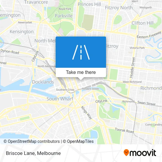 Briscoe Lane map