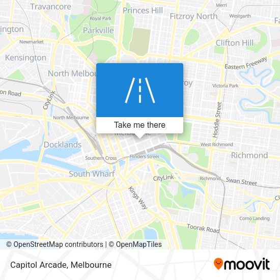 Capitol Arcade map