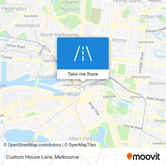 Custom House Lane map