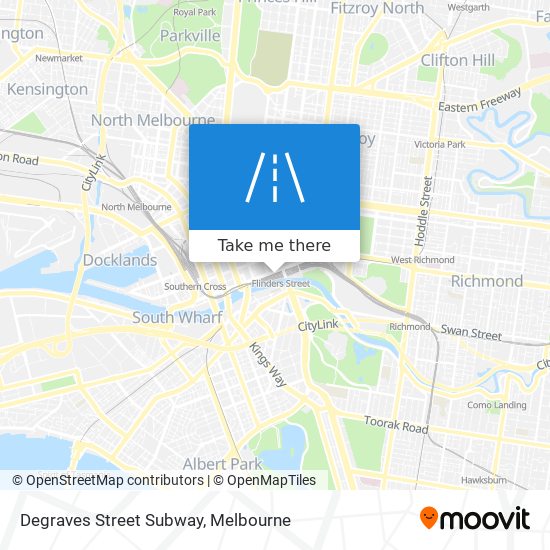 Degraves Street Subway map