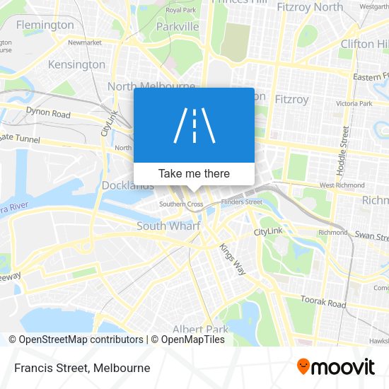 Francis Street map
