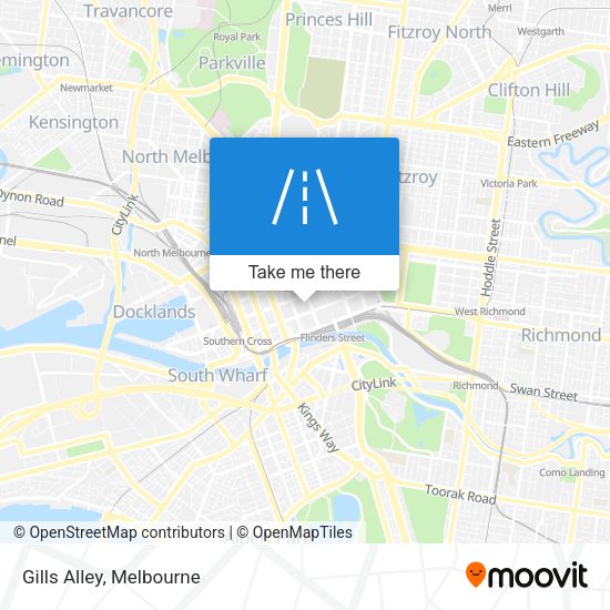 Gills Alley map