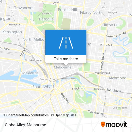 Globe Alley map