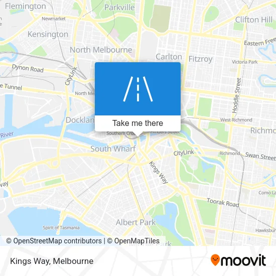 Kings Way map