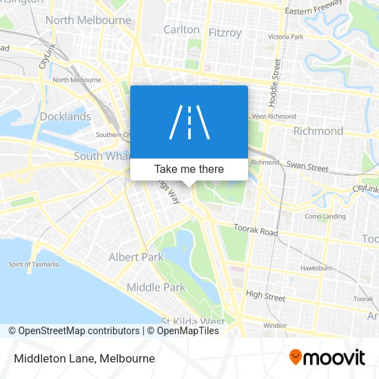 Middleton Lane map