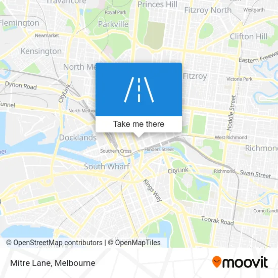 Mitre Lane map