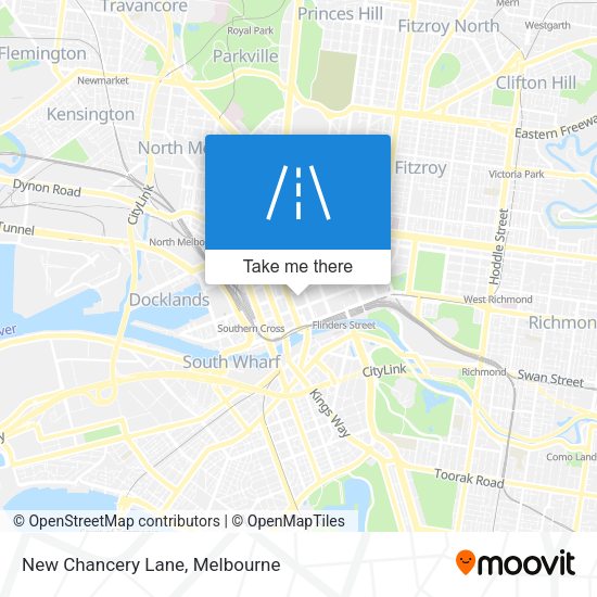 New Chancery Lane map