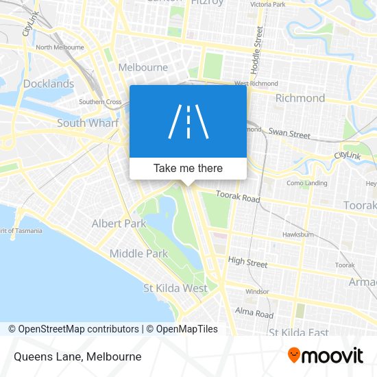Queens Lane map