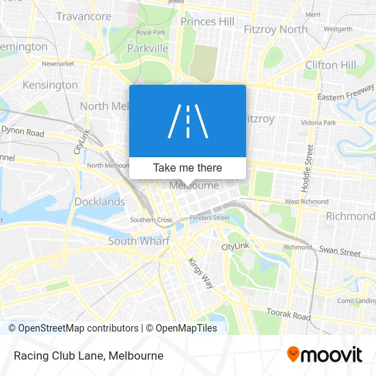 Mapa Racing Club Lane