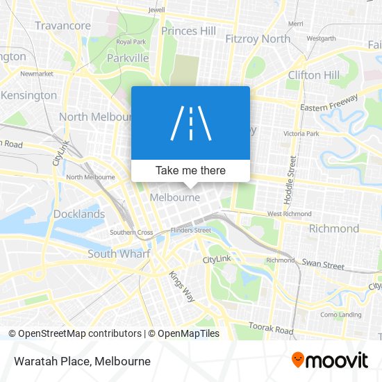 Waratah Place map