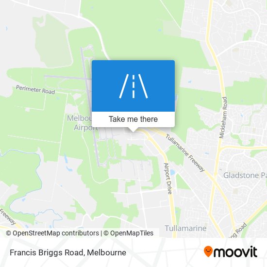 Mapa Francis Briggs Road