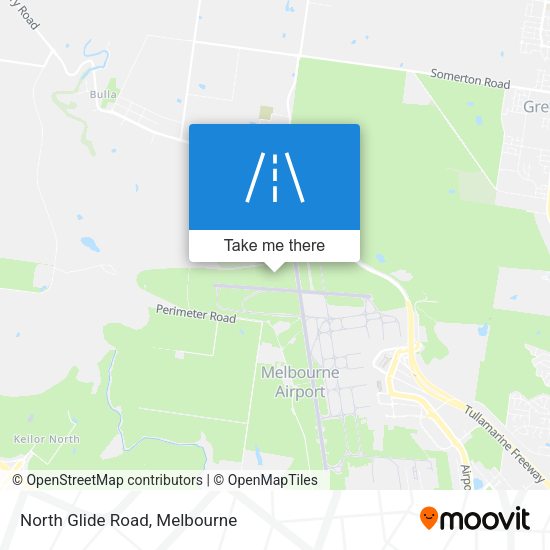 North Glide Road map