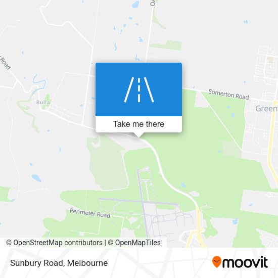Sunbury Road map