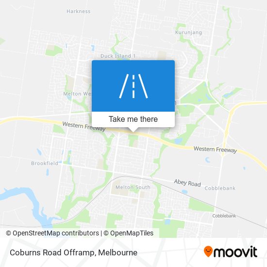 Coburns Road Offramp map