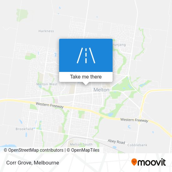 Corr Grove map