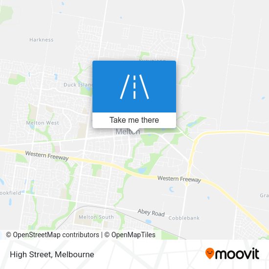 High Street map