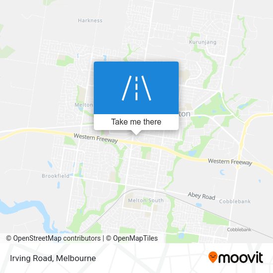 Irving Road map