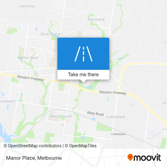 Manor Place map