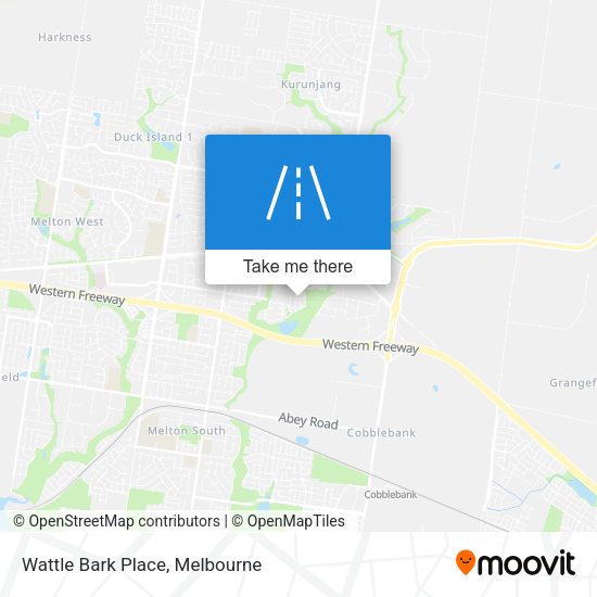 Wattle Bark Place map