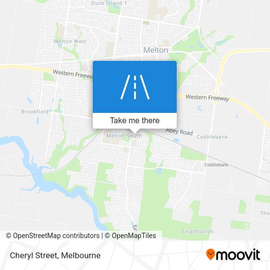 Cheryl Street map