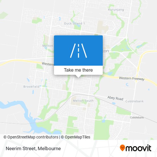 Mapa Neerim Street